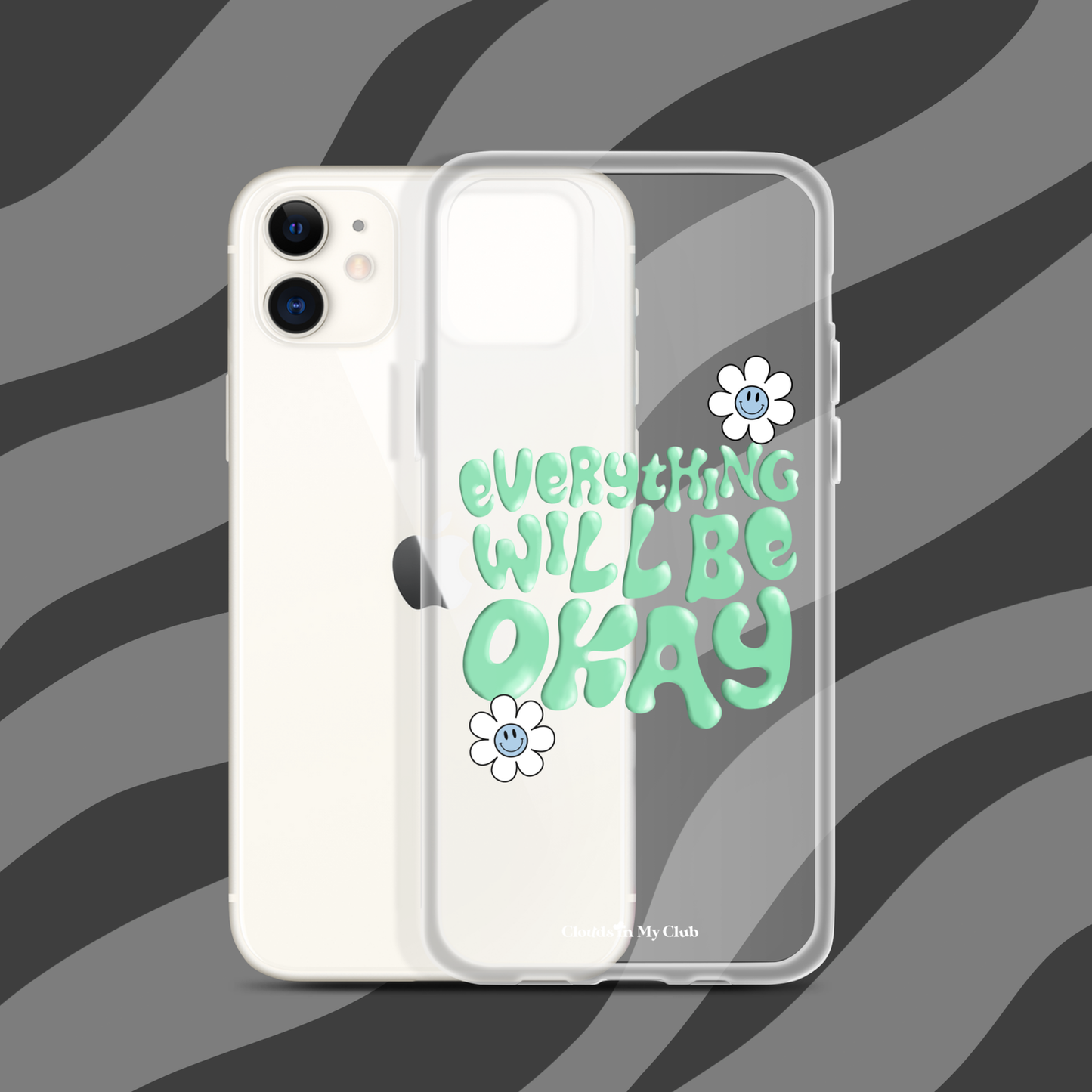 "Everything Will Be Okay" iPhone Case (Cozumel)