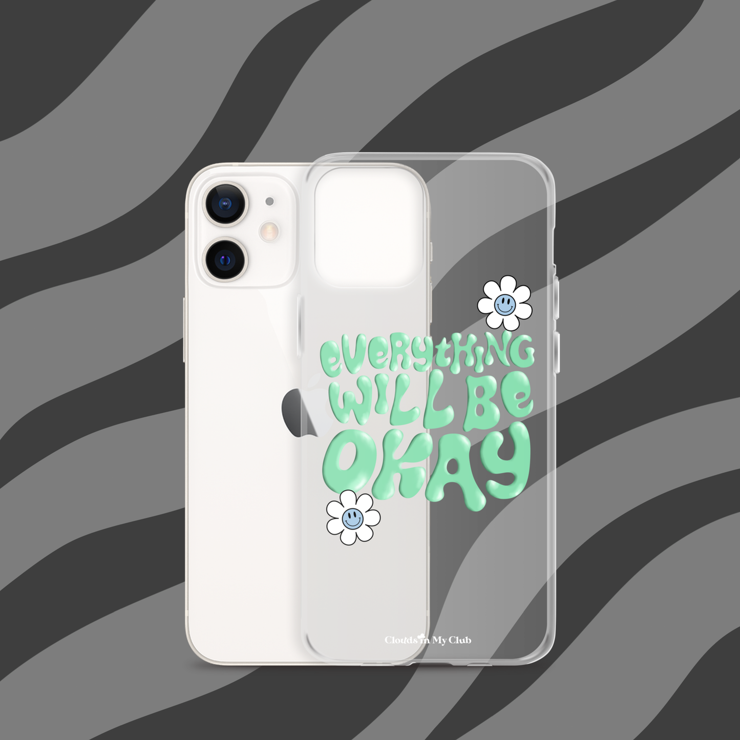 "Everything Will Be Okay" iPhone Case (Cozumel)
