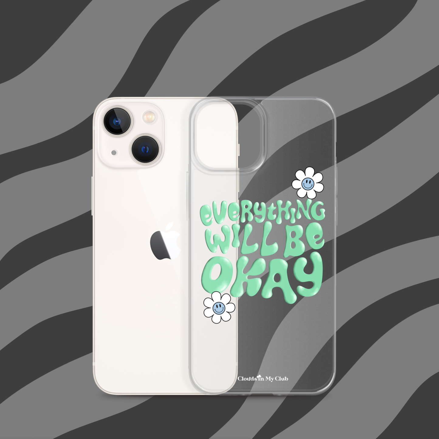 "Everything Will Be Okay" iPhone Case (Cozumel)