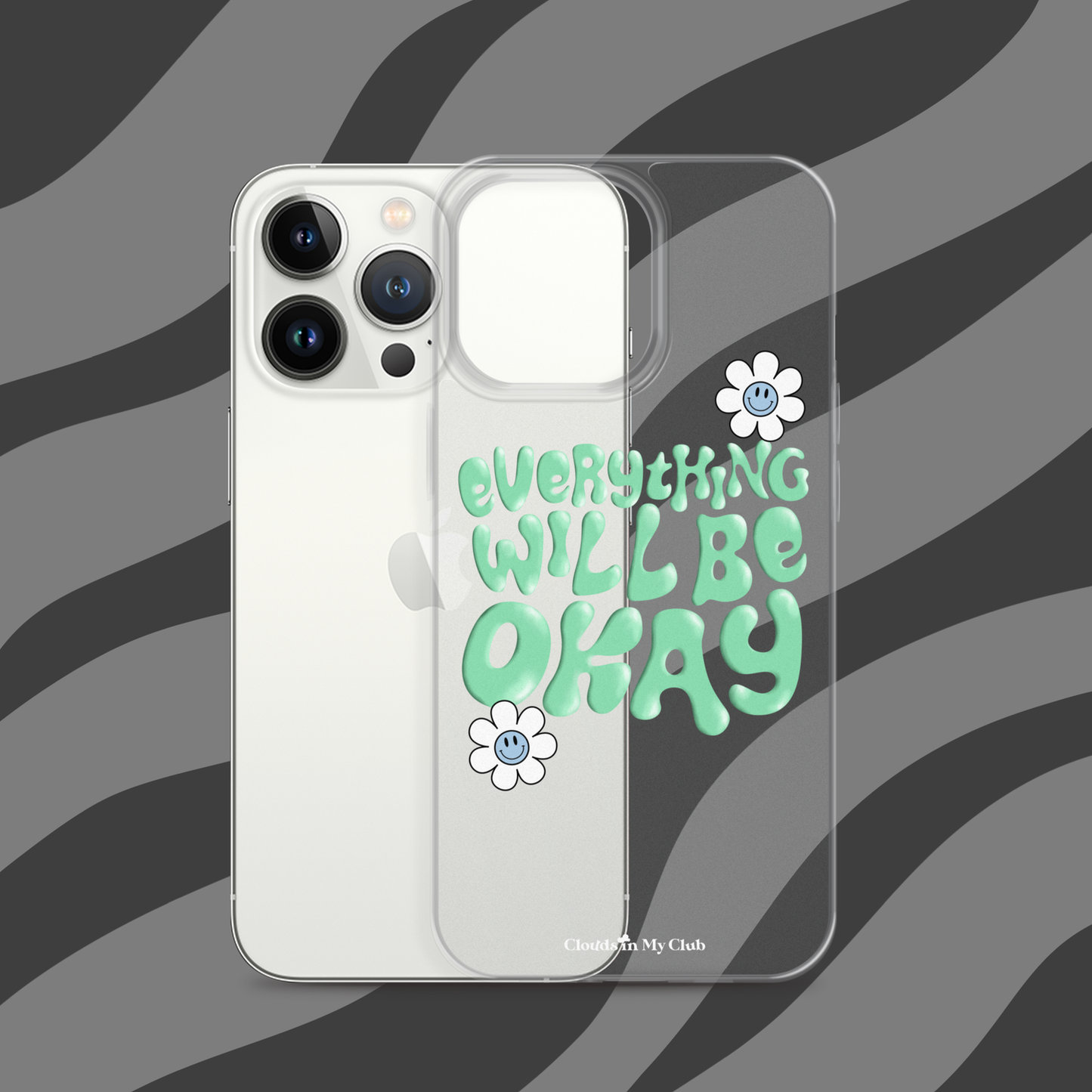 "Everything Will Be Okay" iPhone Case (Cozumel)