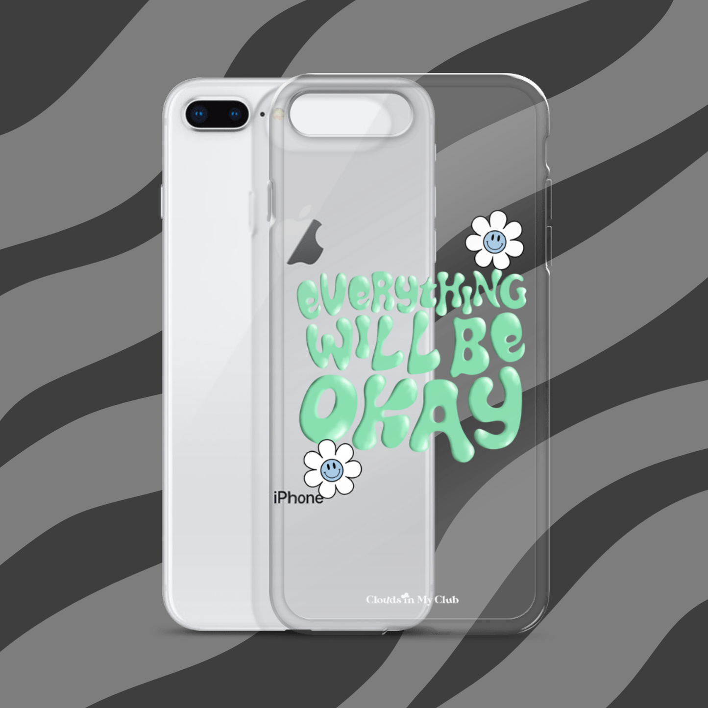 "Everything Will Be Okay" iPhone Case (Cozumel)