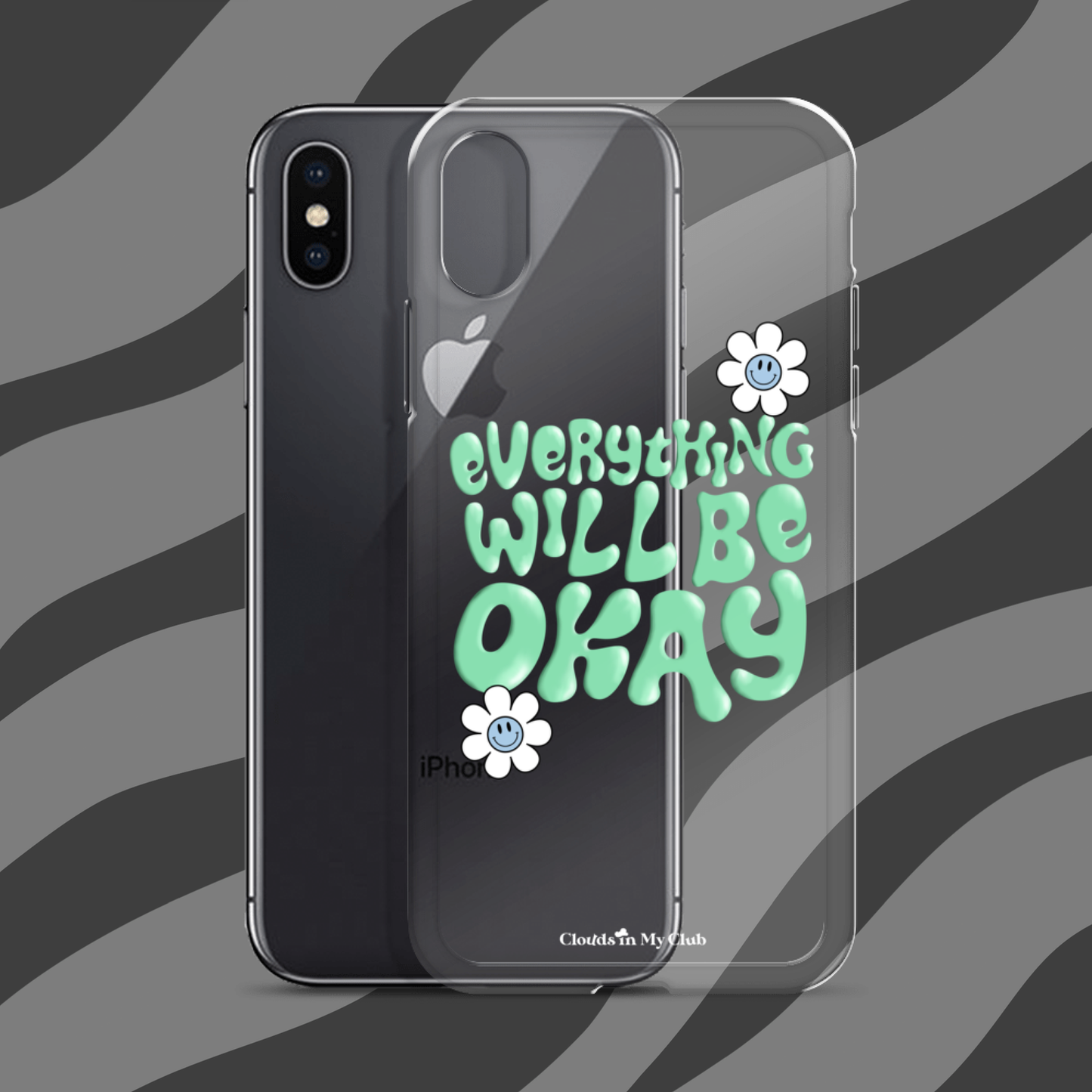 "Everything Will Be Okay" iPhone Case (Cozumel)