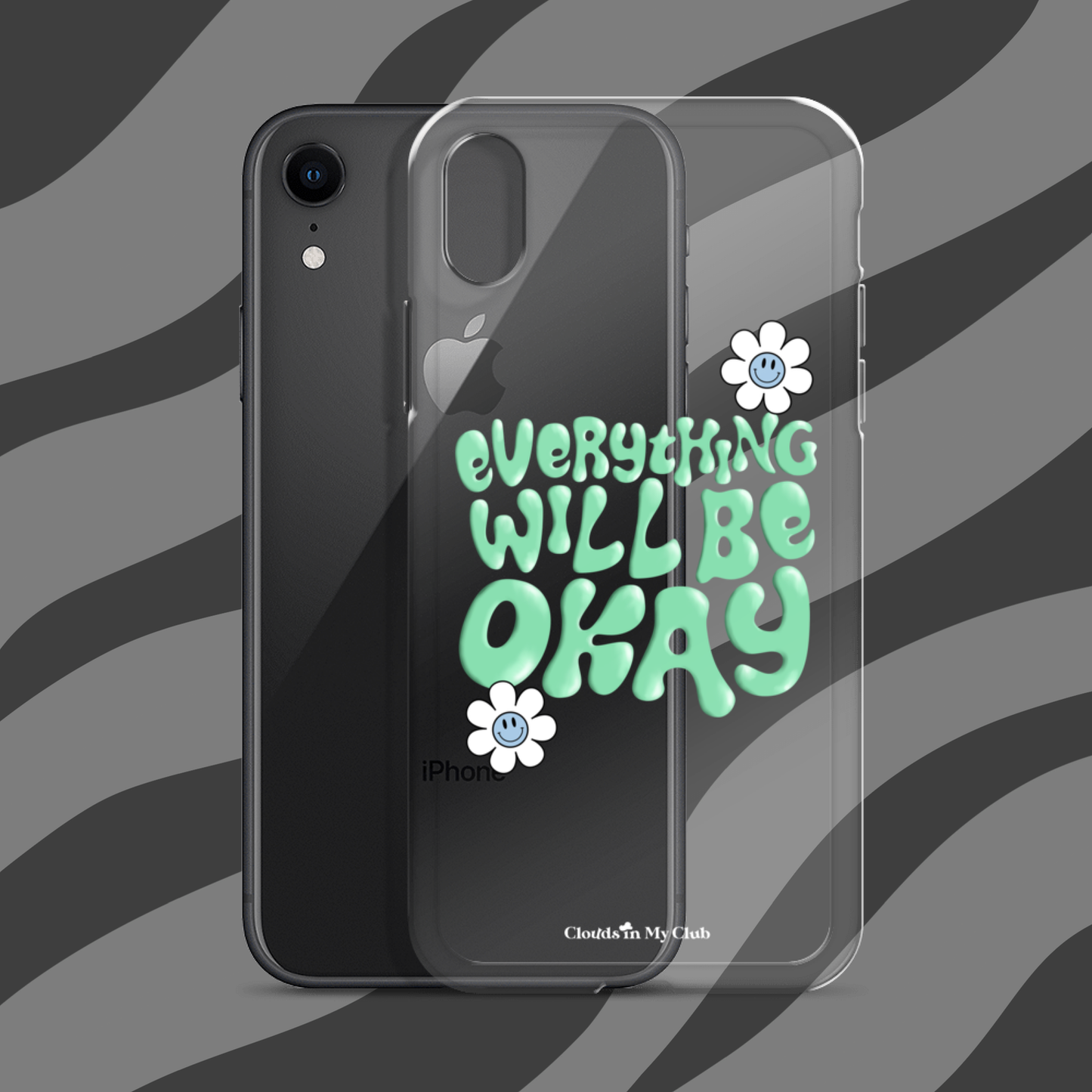 "Everything Will Be Okay" iPhone Case (Cozumel)