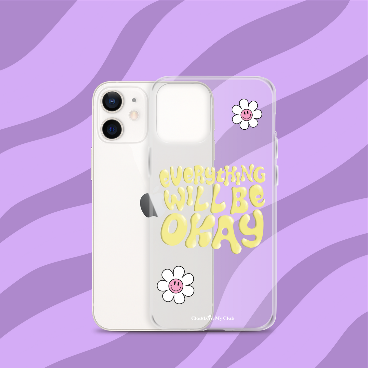 "Everything Will Be Okay" iPhone Case (Lemon)