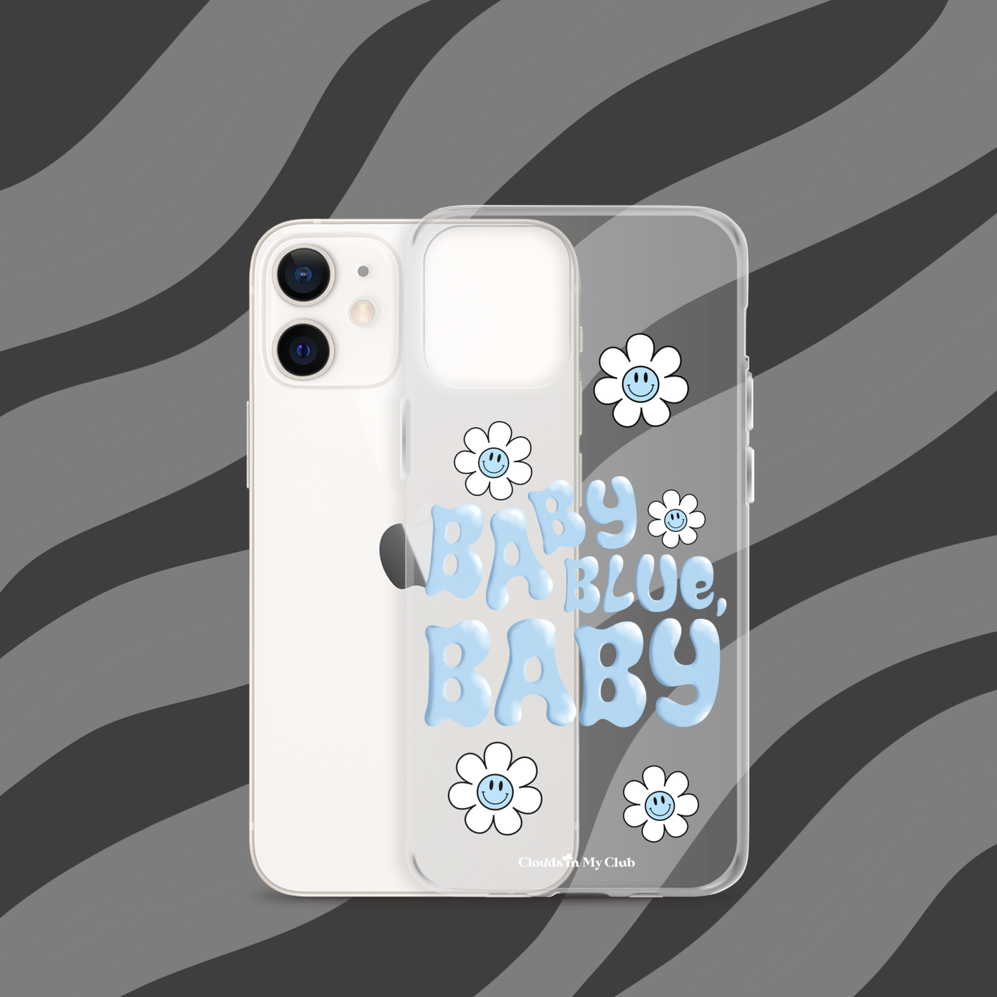 "Baby Blue, Baby" iPhone Case