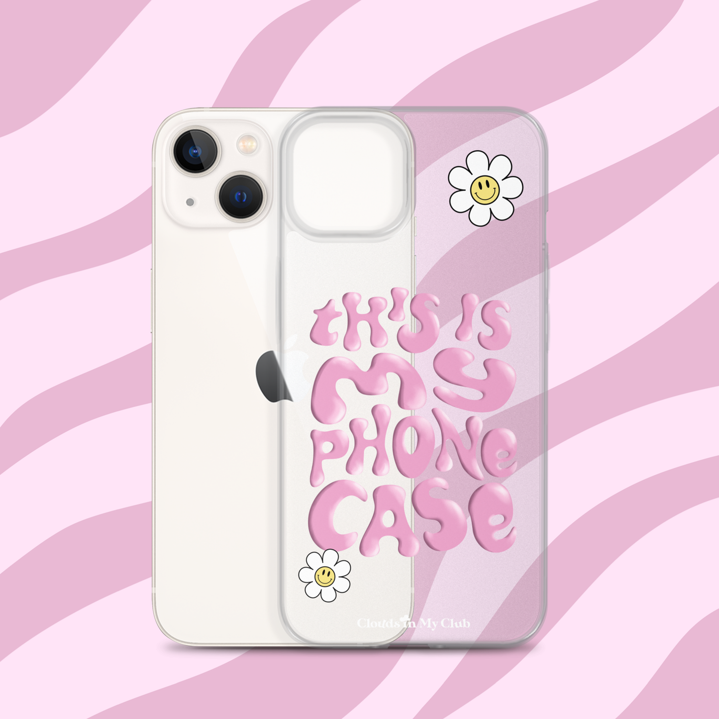 "This Is My Phone Case" iPhone Case (Bubblegum)