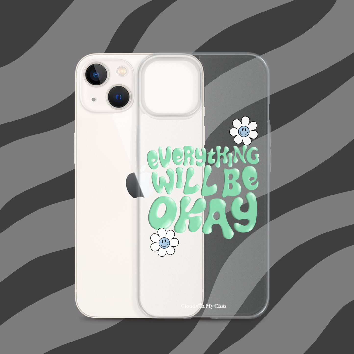 "Everything Will Be Okay" iPhone Case (Cozumel)