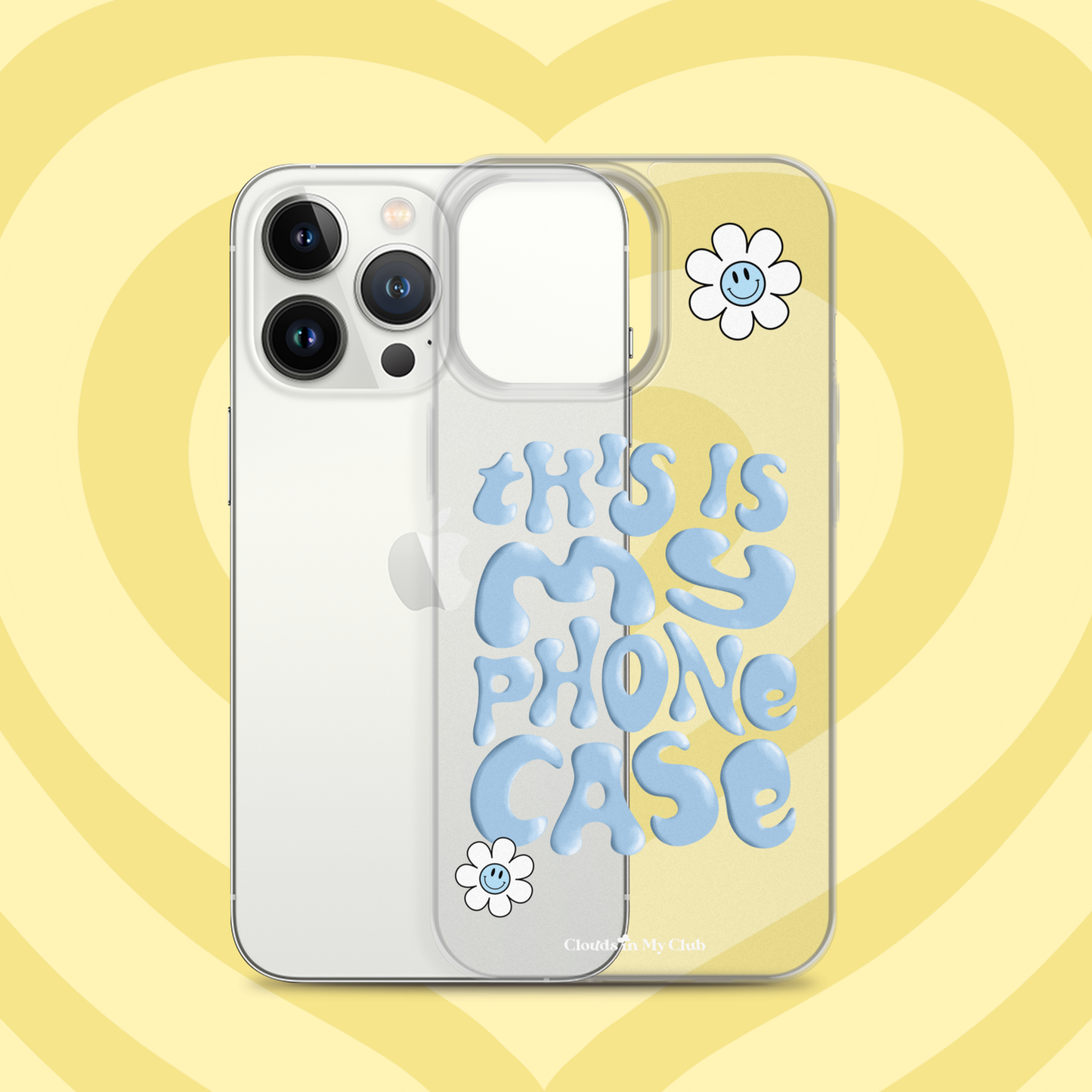 "This Is My Phone Case" iPhone Case (Sky)