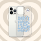 "Don't Forget to Love Yourself" iPhone Case (Sky)