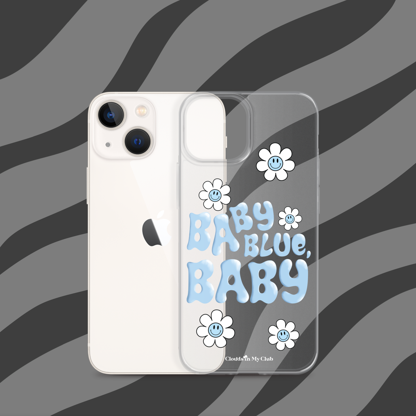 "Baby Blue, Baby" iPhone Case