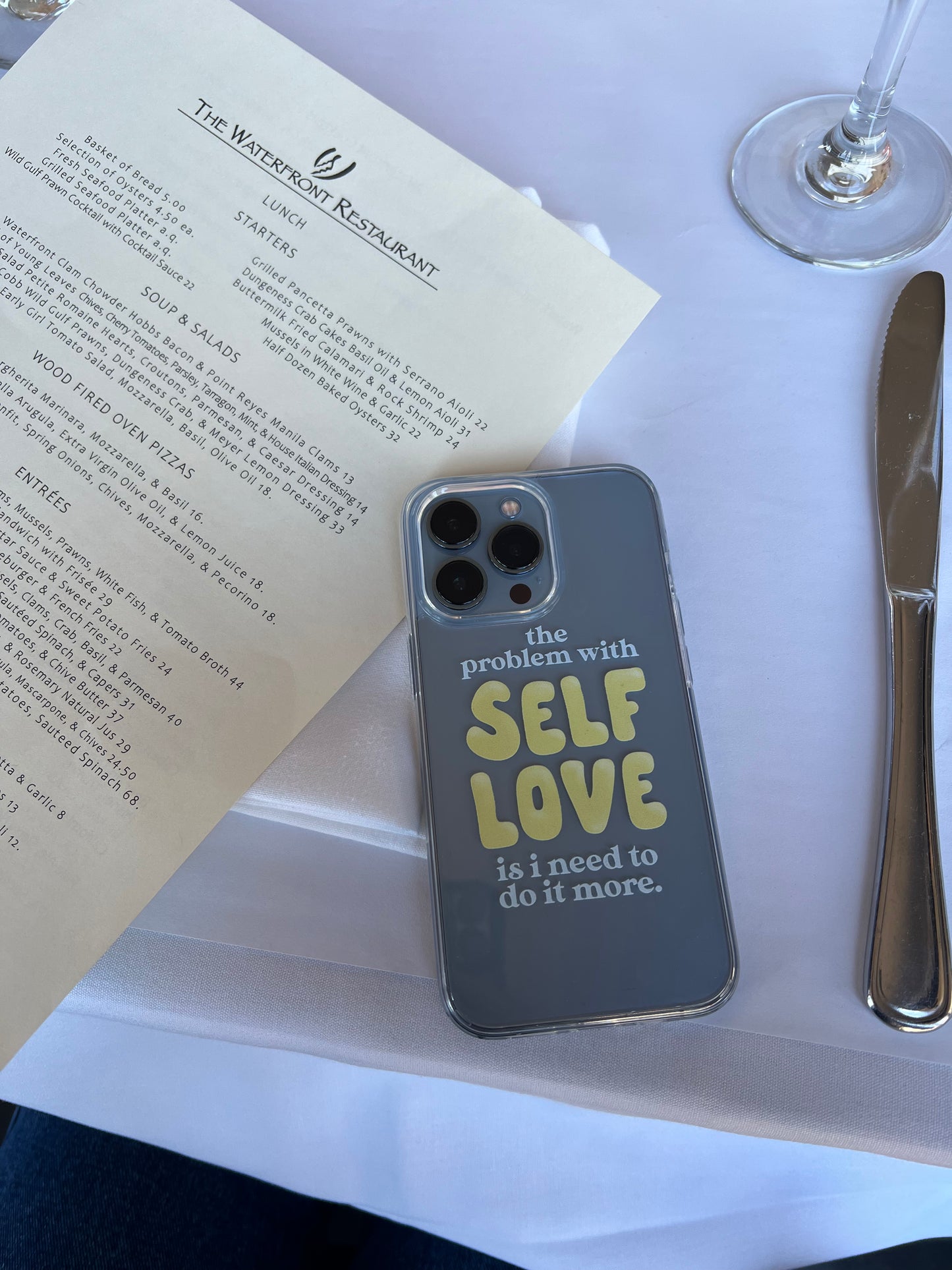 "The Problem With Self Love" iPhone Case