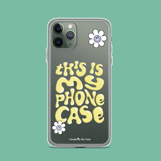 "This Is My Phone Case" iPhone Case (Lemon)