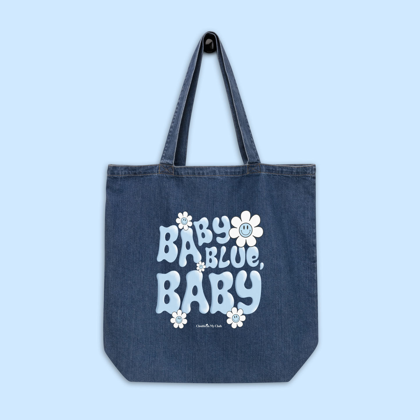 "Baby Blue, Baby" Organic Denim Tote